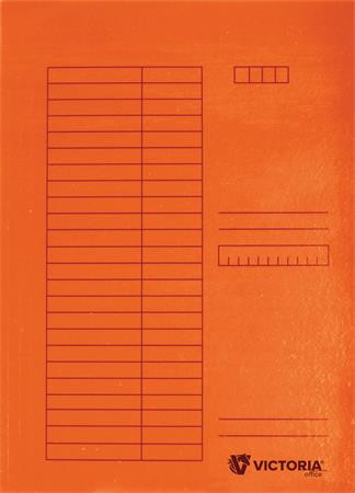 Gyorsfűző, karton, A4, VICTORIA OFFICE, narancs