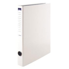   Gyűrűs könyv, 4 gyűrű, 35 mm, A4, PP/karton, VICTORIA OFFICE, fehér
