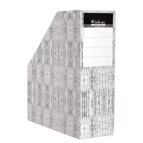   Iratpapucs, karton, 90 mm, VICTORIA OFFICE, "Textil"