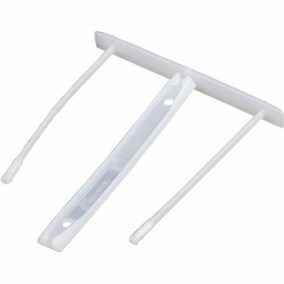 Lefűzőklip, műanyag, 85 mm, FELLOWES, Bankers Box®, fehér   Lefűzőklip, műanyag, 85 mm, FELLOWES, Bankers Box®, fehér