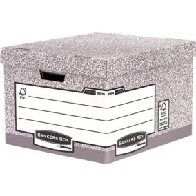  Archiválókonténer, karton, nagy, "BANKERS BOX® SYSTEM by FELLOWES®"
