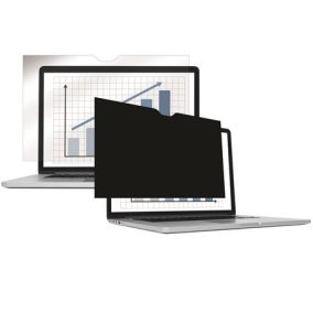 Monitorszűrő, betekintésvédelemmel, 345x194 mm, 15,6", 16:9 FELLOWES "PrivaScreen™", fekete   Monitorszűrő, betekintésvédelemmel, 345x194 mm, 15,6", 16:9 FELLOWES "PrivaScreen™", fekete