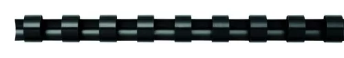 Spirál, műanyag, 16 mm, 101-120 lap, FELLOWES, 25 db, fekete
