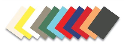 Hátlap, A4, 250 g, matt, FELLOWES "Delta", piros, 100 db