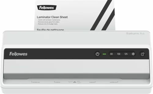 Laminálógép, A4, 80-125 mikron, FELLOWES "Saturn 3i"