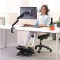Monitortartó kar, egy monitorhoz, FELLOWES, "Platinum Series™ Single", fekete