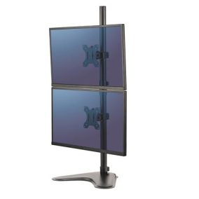 Monitortartó kar, FELLOWES, "Seasa™ Dual Stacking", fekete   Monitortartó kar, FELLOWES, "Seasa™ Dual Stacking", fekete