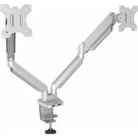   Monitortartó kar, két monitorhoz, FELLOWES "Platinum Series™ Dual", ezüst