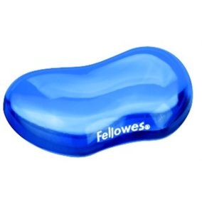 Csuklótámasz, mini, géltöltésű, FELLOWES "Crystal™ Gel", kék   Csuklótámasz, mini, géltöltésű, FELLOWES "Crystal™ Gel", kék