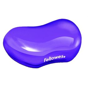 Csuklótámasz, mini, géltöltésű, FELLOWES "Crystal™ Gel", lila   Csuklótámasz, mini, géltöltésű, FELLOWES "Crystal™ Gel", lila