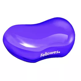  Csuklótámasz, mini, géltöltésű, FELLOWES "Crystal™ Gel", lila