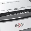Iratmegsemmisítő, konfetti, 45 lap, REXEL "Optimum AutoFeed 45X"