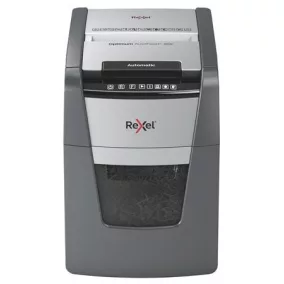   Iratmegsemmisítő, konfetti, 90 lap, REXEL, "Optimum AutoFeed+ 90X"