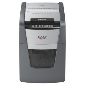 Iratmegsemmisítő, konfetti, 100 lap, REXEL "Optimum AutoFeed+ 100X"   Iratmegsemmisítő, konfetti, 100 lap, REXEL "Optimum AutoFeed+ 100X"