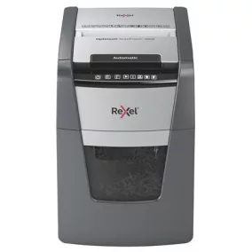   Iratmegsemmisítő, konfetti, 100 lap, REXEL "Optimum AutoFeed+ 100X"