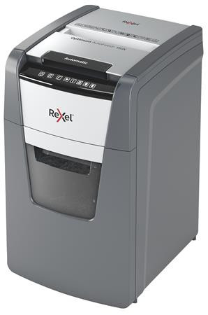 Iratmegsemmisítő, konfetti, 150 lap, REXEL, "Optimum AutoFeed+ 150X"