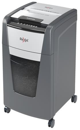 Iratmegsemmisítő, konfetti, 225 lap, REXEL, "Optimum AutoFeed+ 225X"