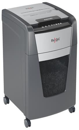 Iratmegsemmisítő, konfetti, 225 lap, REXEL, "Optimum AutoFeed+ 225X"