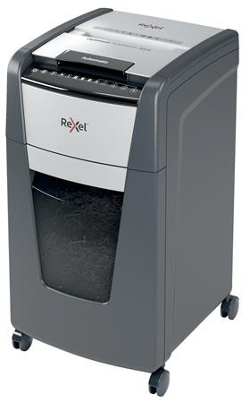 Iratmegsemmisítő, konfetti, 300 lap, REXEL, "Optimum AutoFeed+ 300X"