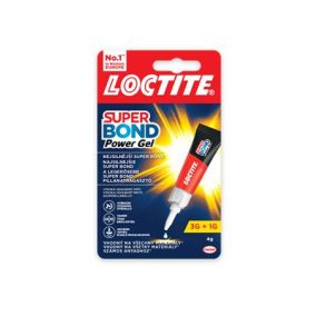   Pillanatragasztó gél, 4 g, HENKEL "Loctite Super Bond Power Gél"