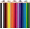 Akvarell ceruza készlet, háromszögletű, ecsettel, MAPED "Color'Peps", 24 különböző szín