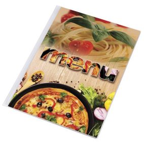 Étlaptartó, A4, PANTA PLAST "Pizza", pizza-tészta   Étlaptartó, A4, PANTA PLAST "Pizza", pizza-tészta