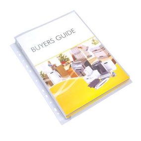   Katalógustartó genotherm, lefűzhető, A4, 180 mikron, PP, 25 mm, VICTORIA OFFICE