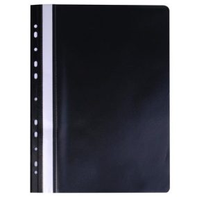 Gyorsfűző, lefűzhető, PP, A4, VICTORIA OFFICE, fekete