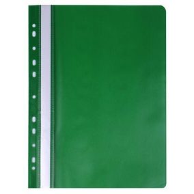 Gyorsfűző, lefűzhető, PP, A4, VICTORIA OFFICE, zöld