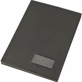 Aláírókönyv, A4, 20 részes, karton, műbőr hatású borító, VICTORIA OFFICE, fekete   Aláírókönyv, A4, 20 részes, karton, műbőr hatású borító, VICTORIA OFFICE, fekete