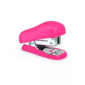   Tűzőgép, 24/6, 26/6, 12 lap, RAPESCO "Bug Mini", pink