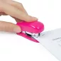   Tűzőgép, 24/6, 26/6, 12 lap, RAPESCO "Bug Mini", pink