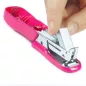   Tűzőgép, 24/6, 26/6, 12 lap, RAPESCO "Bug Mini", pink