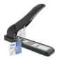  Tűzőgép, nagyteljesítményű, 923/10-24, 210 lap, RAPESCO "ECO HD-210", fekete