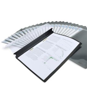 Gyorsfűző, PP, A4, RAPESCO "Eco", fekete