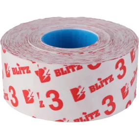 Árazószalag, 22x16 mm, BLITZ, fehér