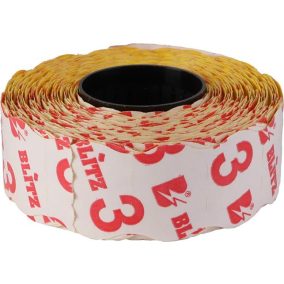 Árazószalag, 22x16 mm, BLITZ, sárga Árazószalag, 22x16 mm, BLITZ, sárga