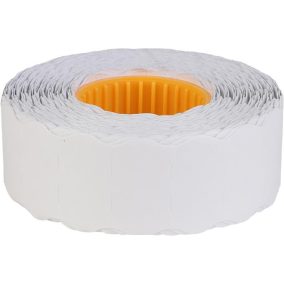 Árazószalag, 22x12 mm, „C”, fehér