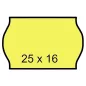 Árazószalag, 25x16 mm, citrom