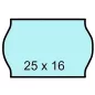 Árazószalag, 25x16 mm, kék
