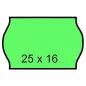 Árazószalag, 25x16 mm, zöld