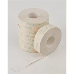 Árazógépszalag, 19x16 mm, METO, fehér