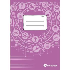   Füzet, tűzött, A5, hangjegy, 16 lap, VICTORIA PAPER Circle "36-16"