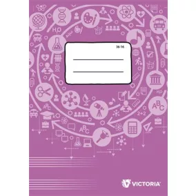   Füzet, tűzött, A5, hangjegy, 16 lap, VICTORIA PAPER Circle "36-16"