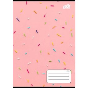 Füzet, tűzött, A5, vonalas, 32 lap, 4-8. osztály, COOL BY VICTORIA "Sweet pink", "21-32"   Füzet, tűzött, A5, vonalas, 32 lap, 4-8. osztály, COOL BY VICTORIA "Sweet pink", "21-32"