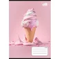   Füzet, tűzött, A5, vonalas, 32 lap, 4-8. osztály, COOL BY VICTORIA "Sweet pink", "21-32"