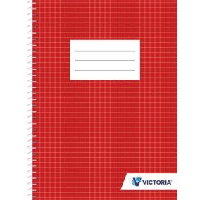 Spirálfüzet, A5, kockás, 70 lap, VICTORIA PAPER Spirálfüzet, A5, kockás, 70 lap, VICTORIA PAPER