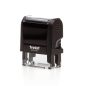   Bélyegző, TRODAT "Printy 4912", fekete ház, fekete párnával