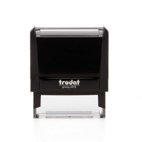 Bélyegző, TRODAT "Printy 4913", fekete ház, fekete párnával   Bélyegző, TRODAT "Printy 4913", fekete ház, fekete párnával