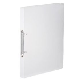   Gyűrűs könyv, 2 gyűrű, 25 mm, A4, PP, VIQUEL "Propyglass", víztiszta